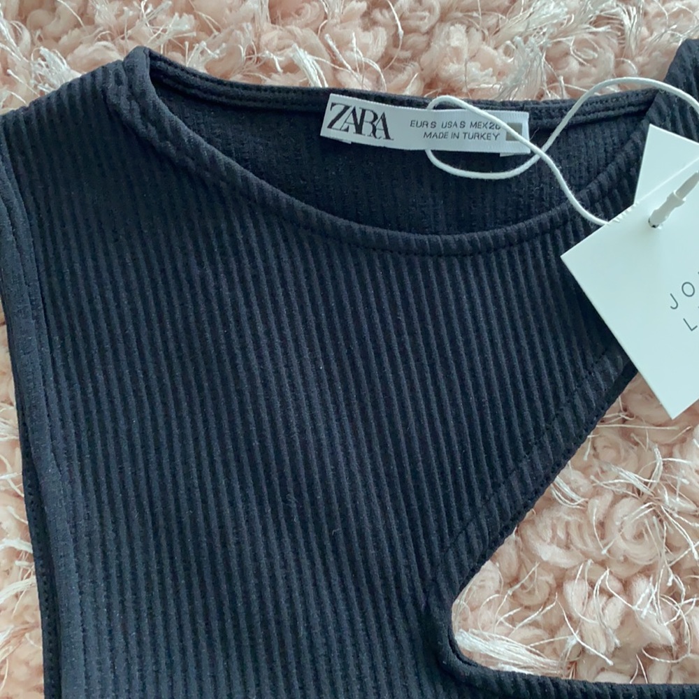 𝗡𝗪𝗧 𝗭𝗮𝗿𝗮 • Cut Out Crop Top - Picture 17 of 17